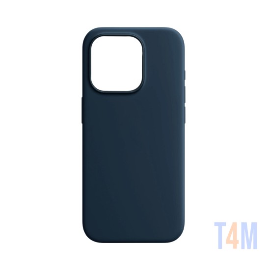 Funda de Silicona para Apple iPhone 14 Pro Max Azul Oscuro